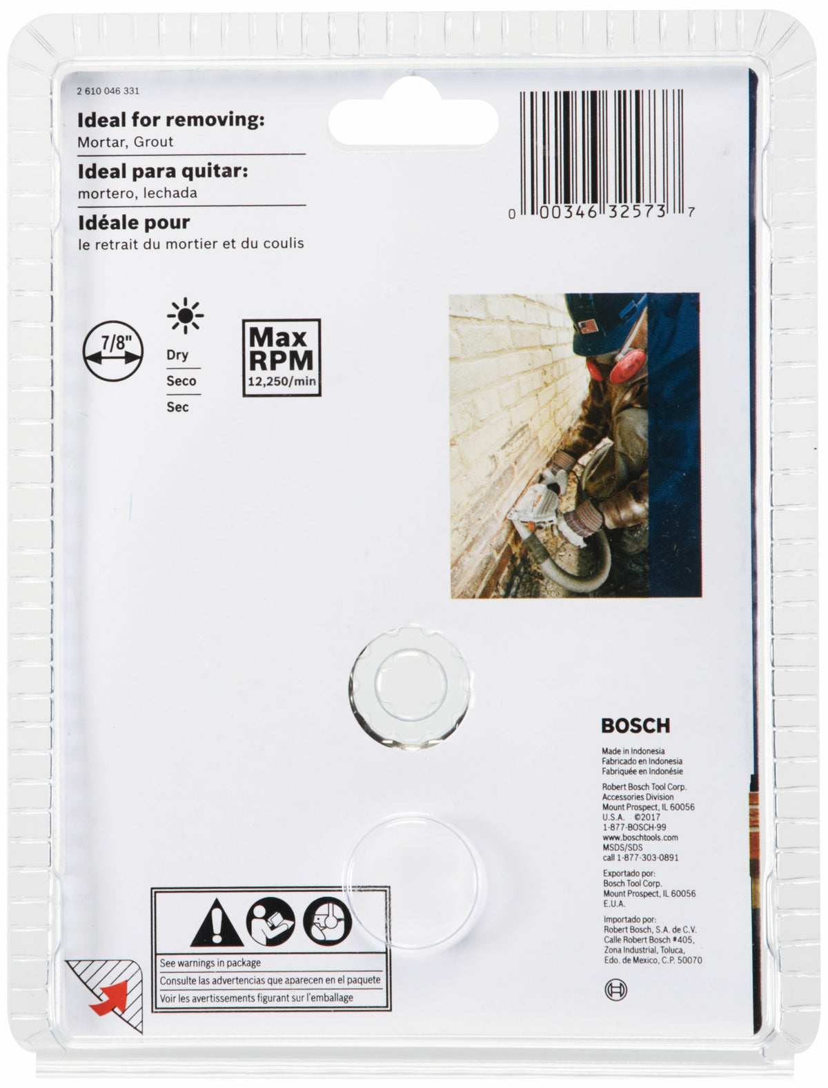 BOSCH DD500 5 In. Premium Segmented Tuckpointing Blade