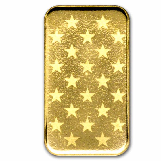 1/2 Gram Gold Bar .9999 Fine APMEX TEP 0.0161 Oz