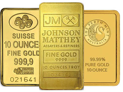 10 Ounce Gold Bar 999 Fine Investment Grade Bullion