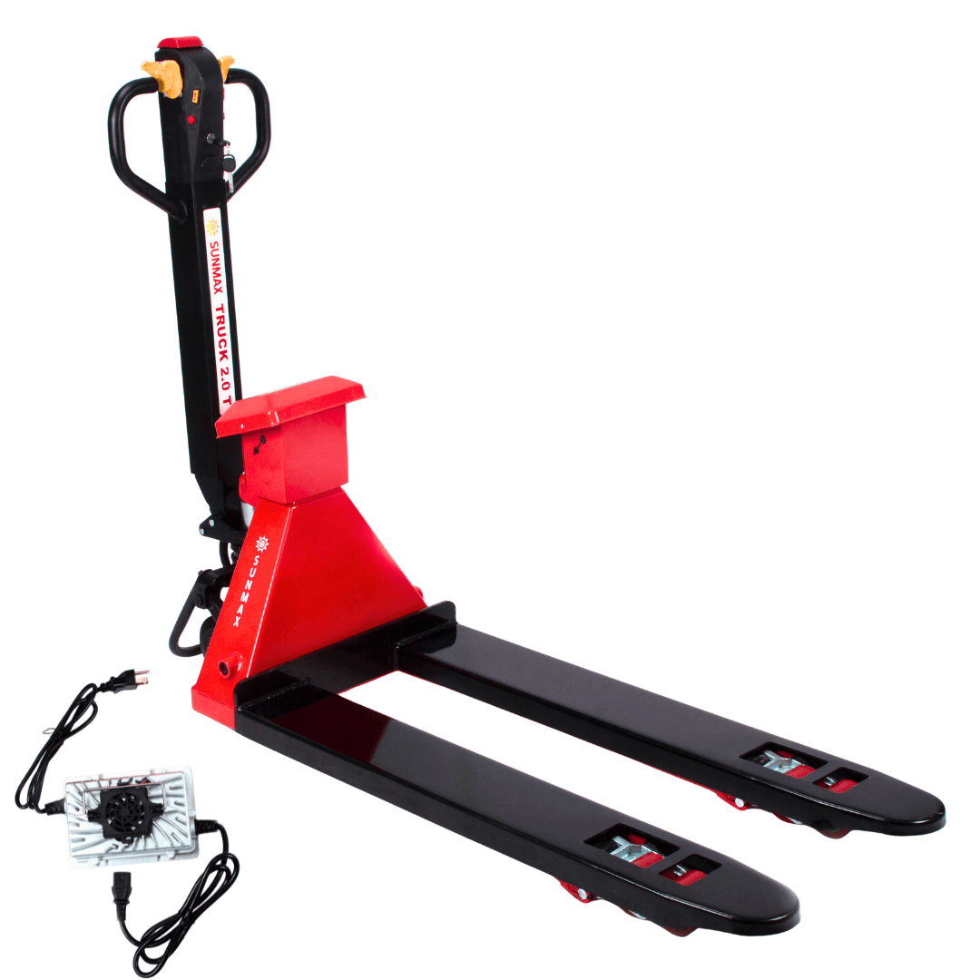 PT4400W Electric Pallet Jack with Built-In Scale, 4,400 lb Lithium-Powered Walk-Behind Pallet Jack