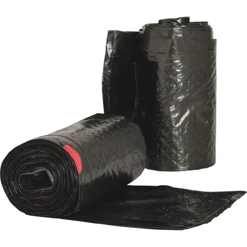 Trash Can Liners Medium Size - 30 gal Capacity - 32" Length x 30" Width x 1.05 mil (27 Micron) Thickness - Low Density - Black - Resin - 42/Box - 1 / Carton (GJO01230)