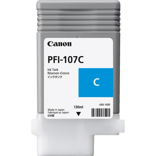 Canon Ink Tank PFI-107C - Cyan Ink Tank 130ml