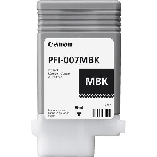 Canon PFI-007MBK Matte Black Ink Tank (90ml)