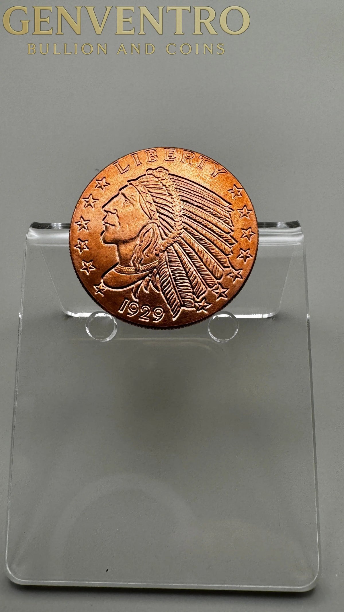 Aztec Mayan Calendar Cuauhtemoc 1 oz Copper Round