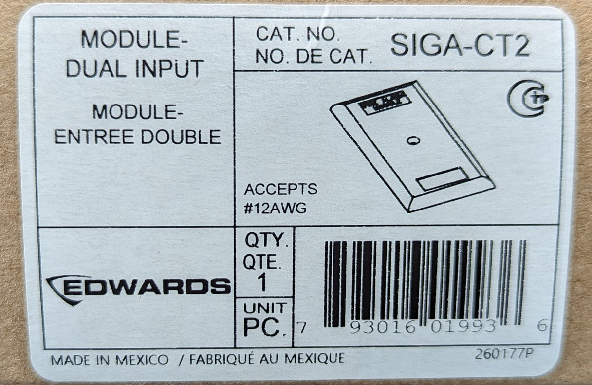 Edwards SIGA-CT2 Dual Input Module