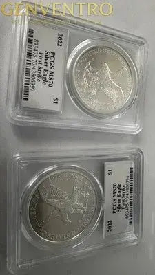 2022 Silver American Eagle PCGS MS 70 First Strike Black Label