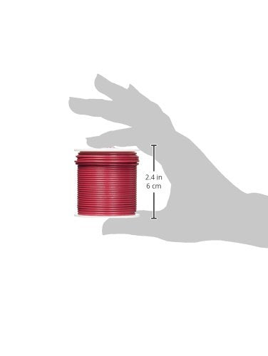 20 AWG Gauge Solid Hook Up Wire, 100 ft Length, Red, 0.0320" Diameter, UL1007, 300 Volts