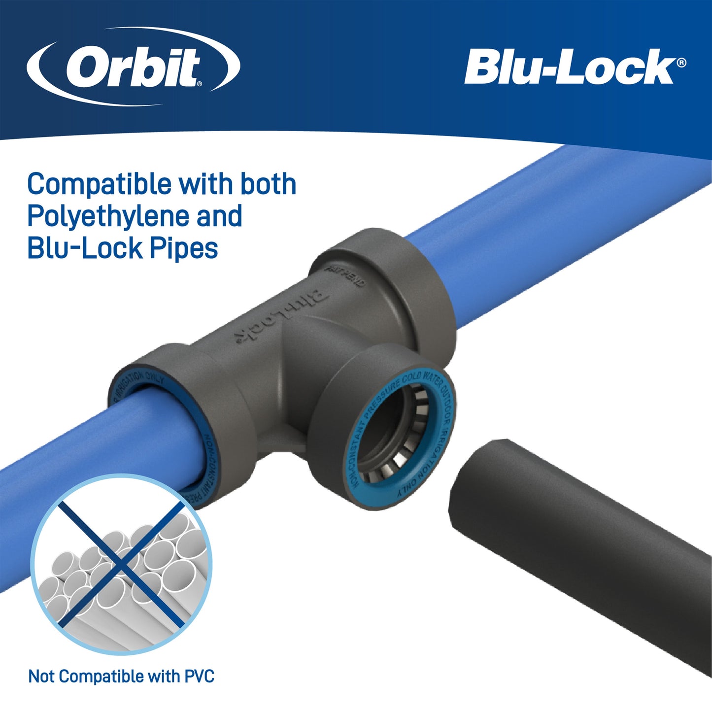 3/4" x 1/2" Blu-Lock Reducing Coupling 31377