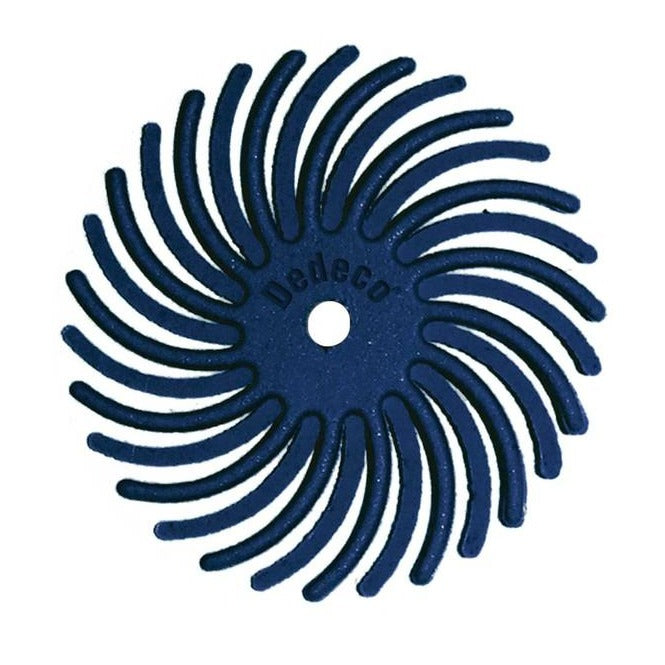 7/8" Radial Discs - Blue Fine 400 Grit 1/16" Arbor (12 pack)