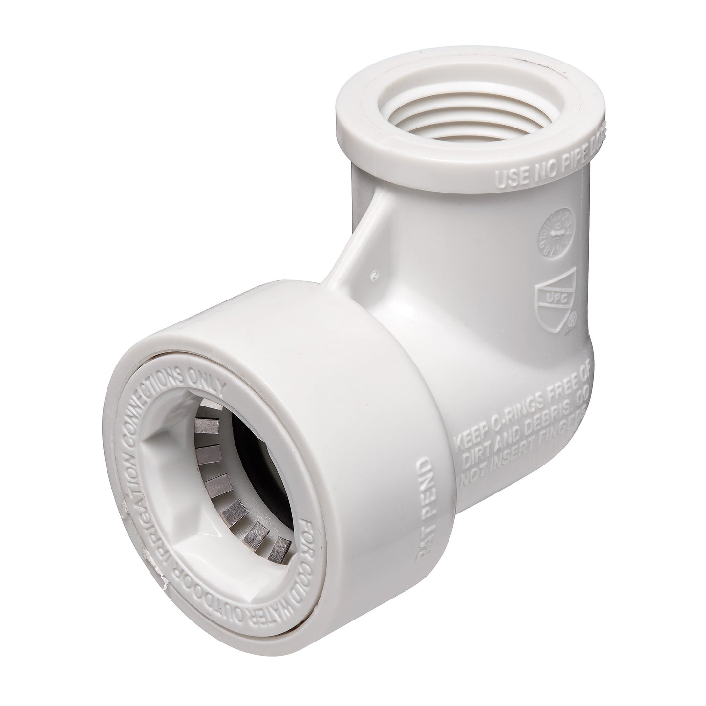 1/2" PVC-Lock x 1/2" FPT Elbow 33775
