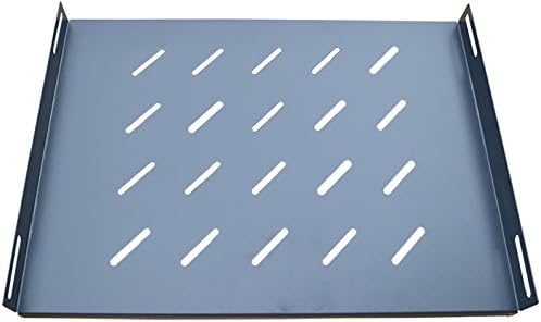 Sysracks Pack of 2 Pcs Vented Shelves 1U Sturdy Rackmount 28.75-INCH Deep Shelf Tray for 19-Inch Equipment - 80 Lbs Capacity