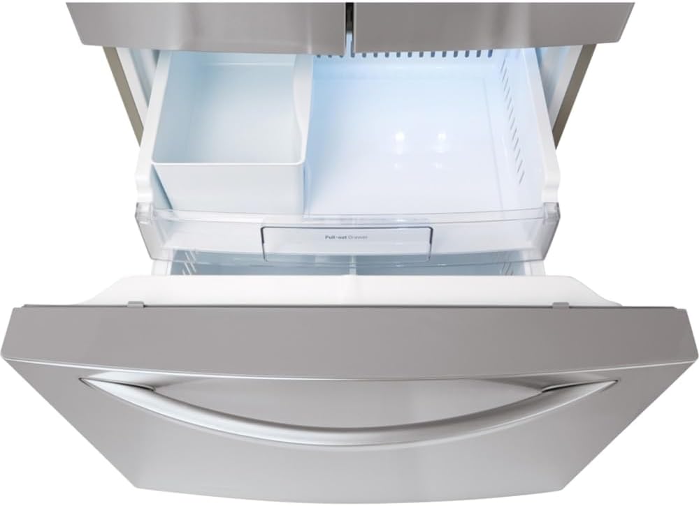 LG LFDS22520S - Refrigerator/Freezer - French Door Bottom Freezer with Water Dispenser - Stainless Steel