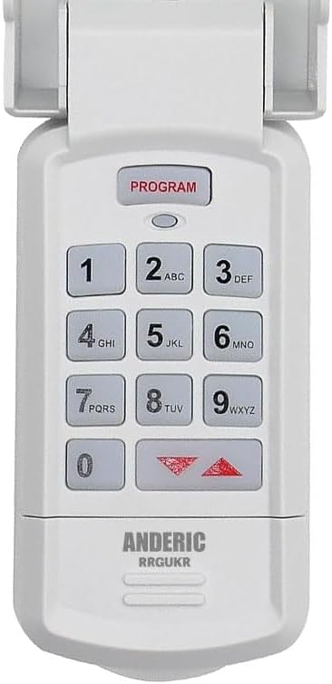 Anderic GUK-R Universal Keypad Compatible with LiftMaster Chamberlain Genie Craftsman and More Garage Door Opener Remote Control