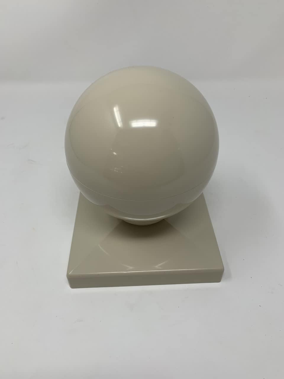 Vinyl Fence Warehouse - 5" Ball Top Vinyl Post Cap (8) Tan