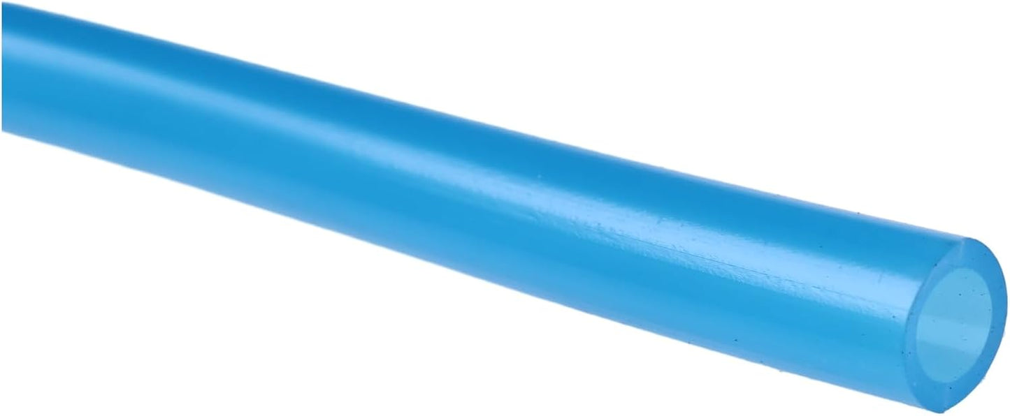 7' Long 1/4'' ID 3/8'' OD Blue Fuel Line Kit with Clamps Compatible with Small Gas Diesel Powersports Generators Engines Snowmobile Dirt Bike Quad Motorcycle Go Kart Golf Cart