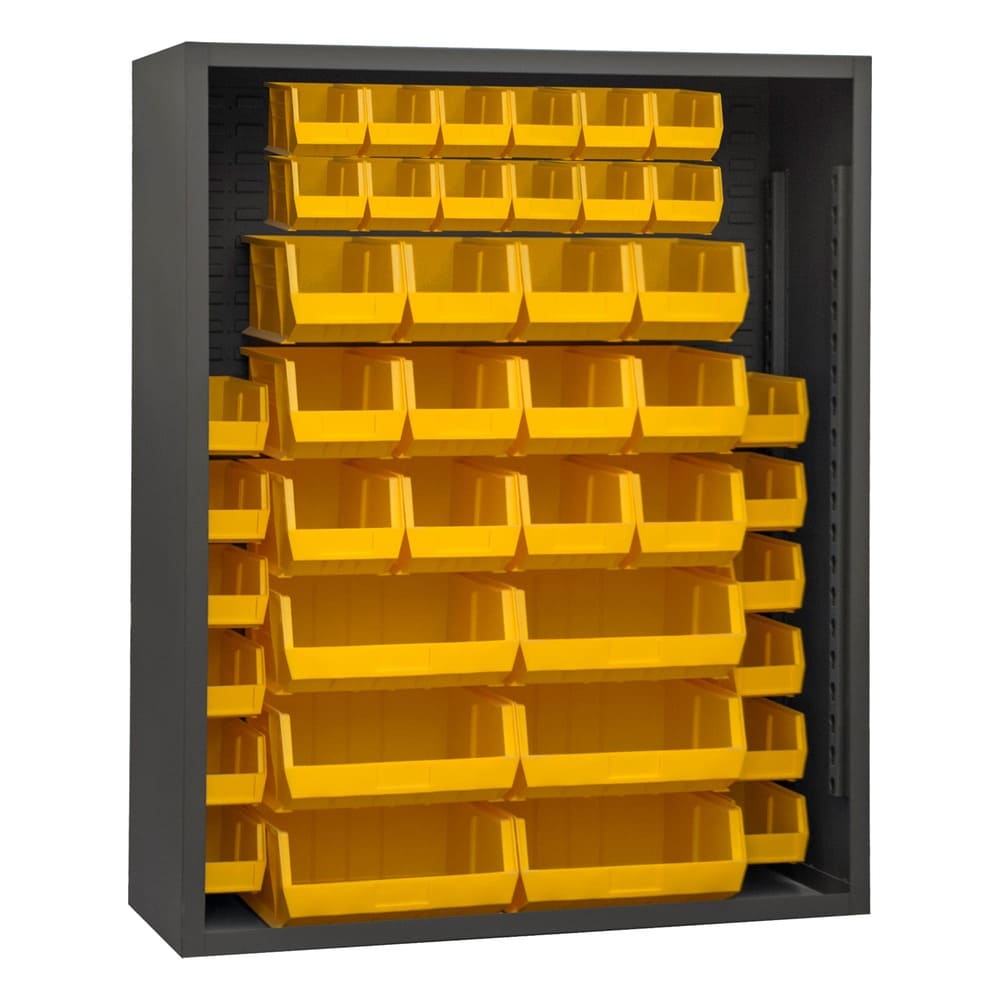Enclosed Sheving with 42 Bins