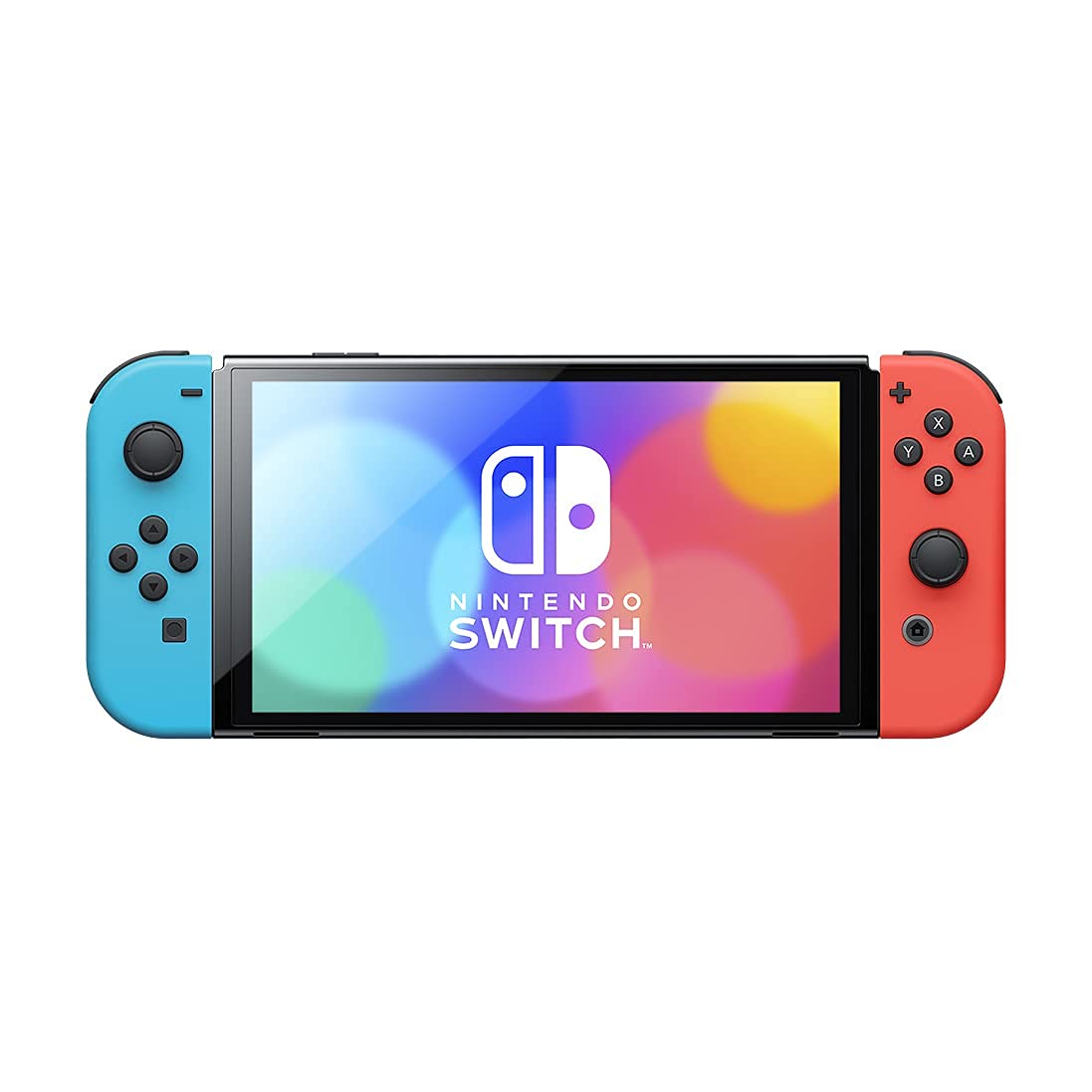Nintendo Switch OLED Model with Neon Red/Blue Joy-Con (Renewed)