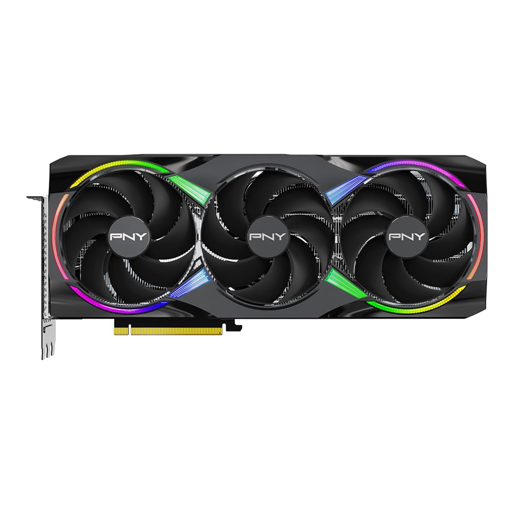 PNY NVIDIA GeForce RTX™ 5080 OC Triple Fan, Graphics Card (16GB GDDR7, 256-bit, Boost Speed: 2730 MHz, PCIe® 5.0, HDMI®/DP 2.1, 2.99-Slot, NVIDIA Blackwell Architecture, DLSS 4)