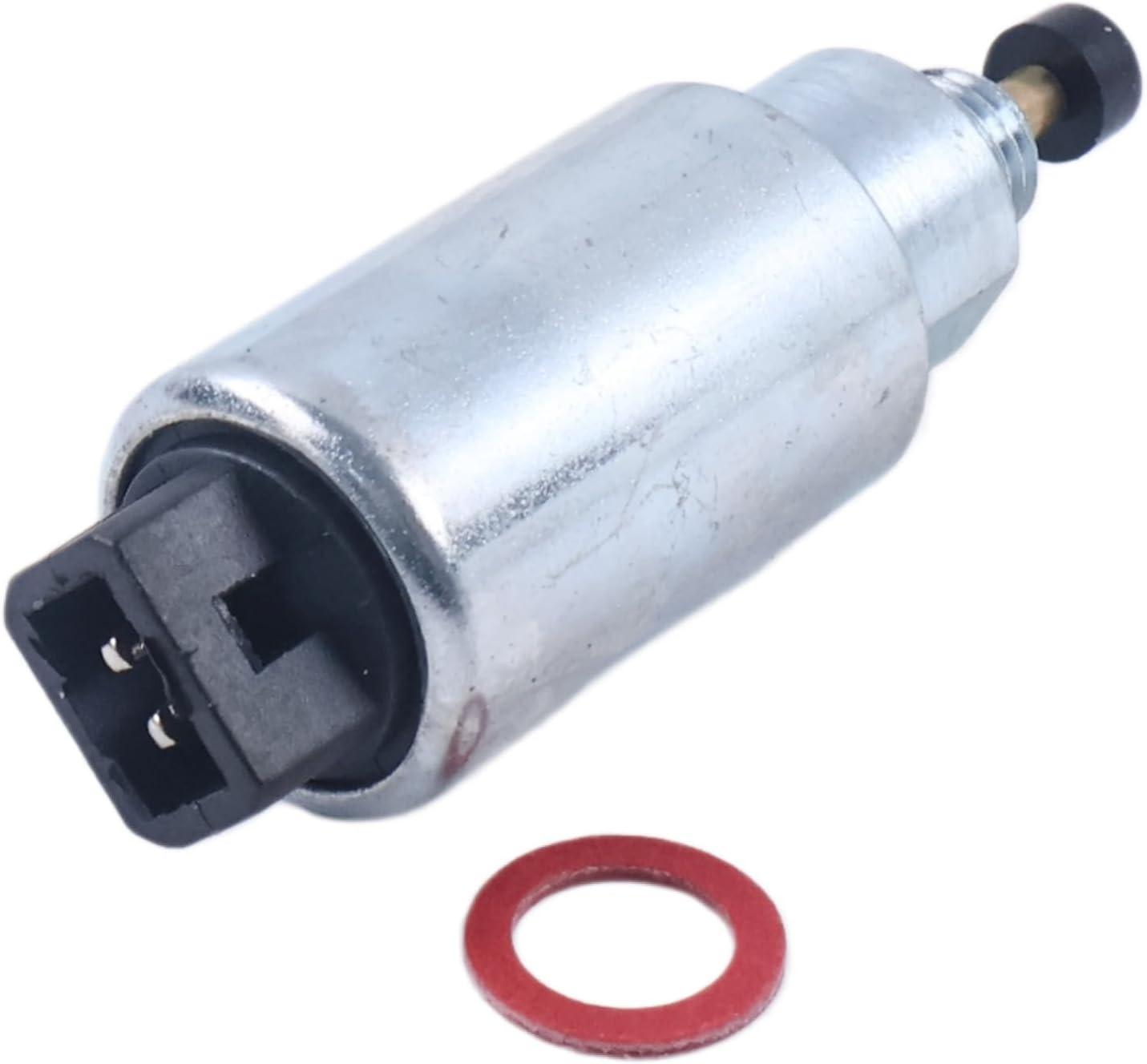 Carburetor Fuel Solenoid 699915 695423 for Briggs & Stratton Nikki Carb | with Rubber Tip; for 695423 699878 794572 799727 799728 796109 499161 496592 498231 Carburetors