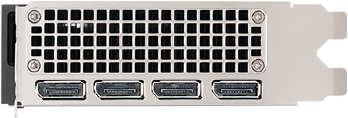 PNY NVIDIA RTX A4500 Professional Graphics Card, 20GB GDDR6 ECC Memory, Ampere Architecture, 7168 CUDA Cores, 4X DisplayPort 1.4a, PCIe 4.0, Workstation GPU for 3D Rendering & AI (VCNRTXA4500-PB)