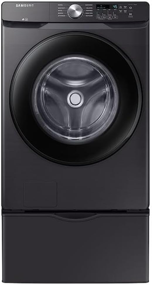 Samsung WF45T6000AV 4.5 Cu. Ft. Black Stainless Steel Front Load Washer, ENERGY STAR®