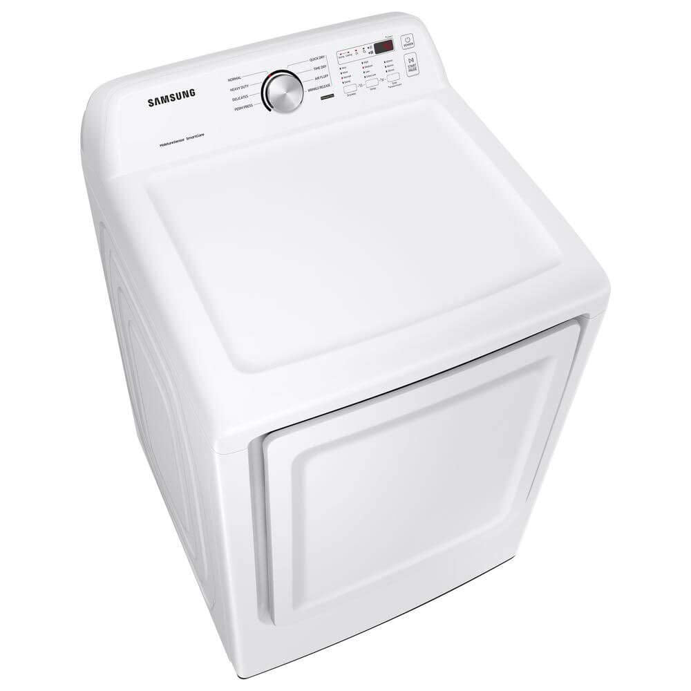 Samsung Smart 4.7 Cu Ft Top Load Washer & 7.4 Cu Ft Electric Dryer, Sensor Stops Overdrying, Low Vibration Quiet Wash, WaterJet w/Power Cords, Hoses, Vent Duct, 1 Year CPS Protection Bundle (Black)