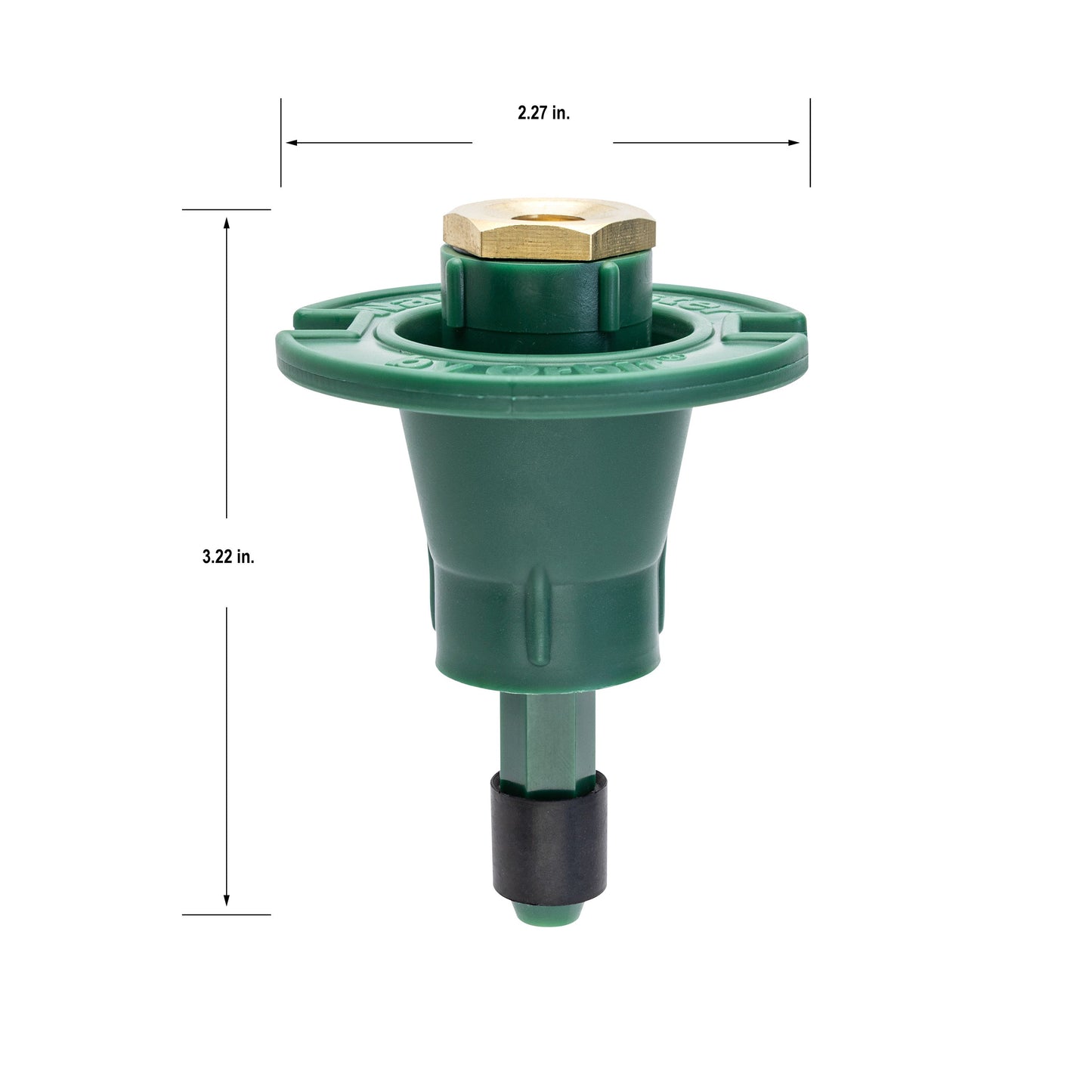Plastic Pop-Up Flush Head w/Brass Full Pattern Nozzle 54027