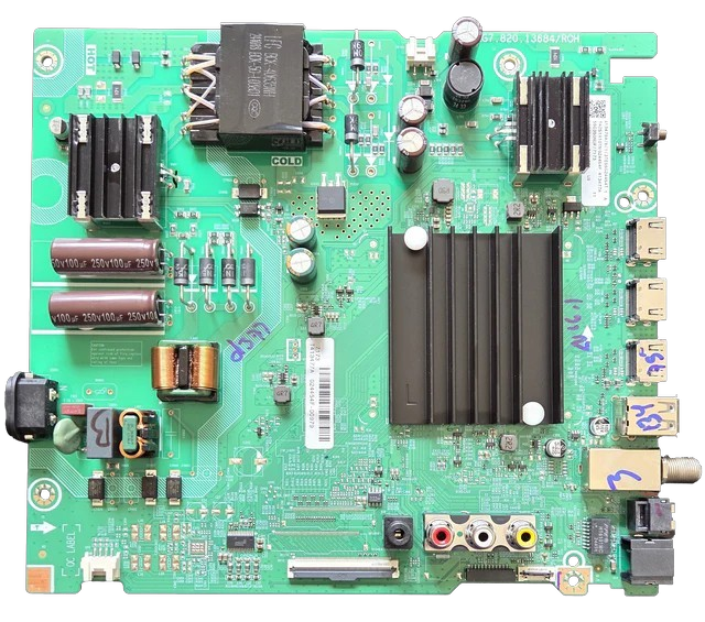 413478 Toshiba Main /Power Supply Board, 413477 , RSAG7.820.13684/ROH , 55C350NU
