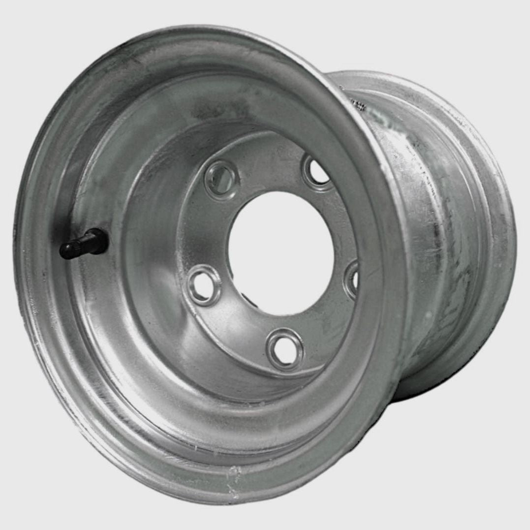 Antego 8x7 Galvanized Trailer Wheels, 5-on-4.5, 2.83-Inch Bore, 2-Pack