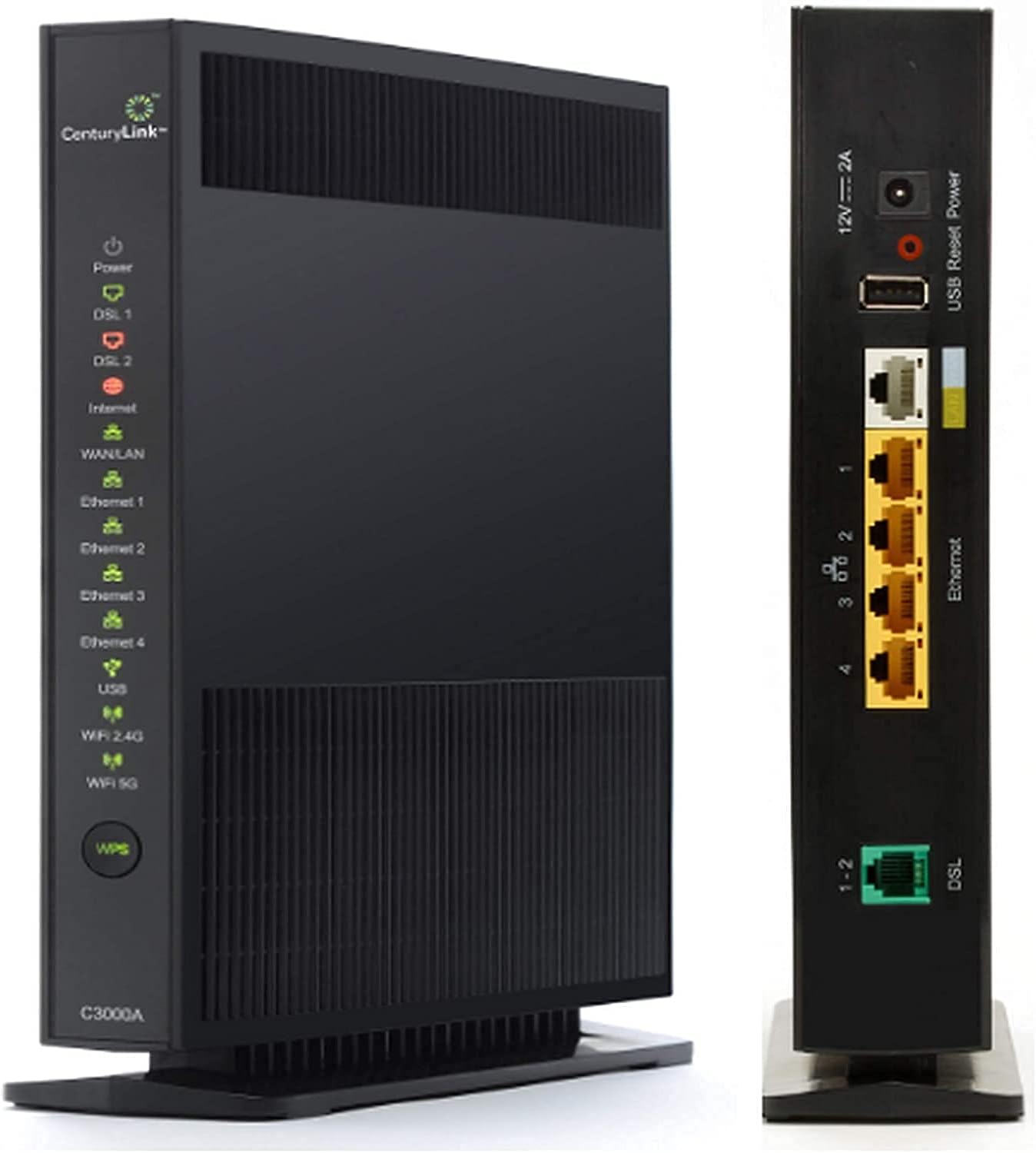 Centurylink C3000A Wireless DSL Modem Router (Renewed)