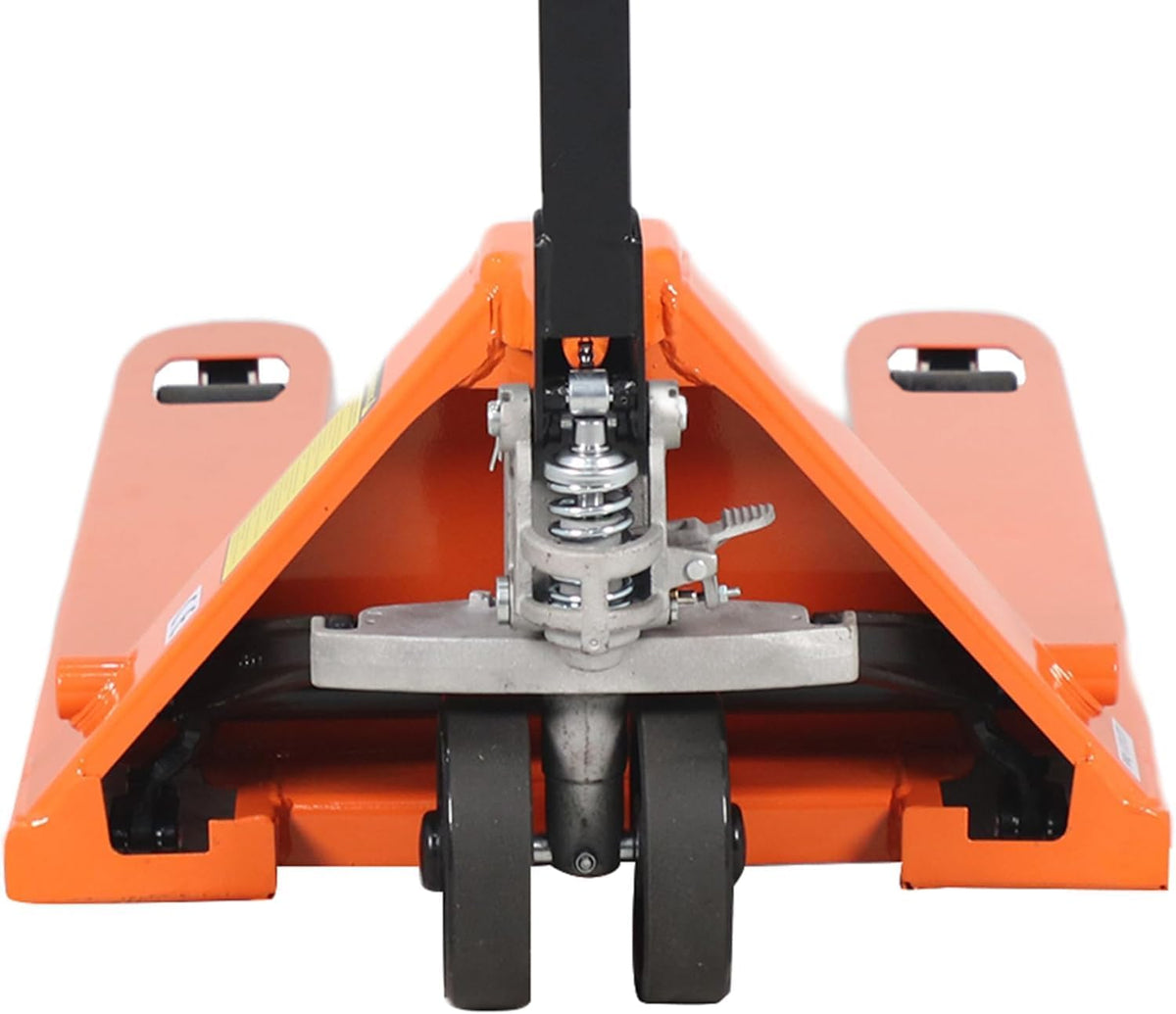 Pallet Jack, 6600 Lb. Capacity 27 x 48 Forks Mannual Pallet Truck, Hand Trucks with Replacement Load Wheels