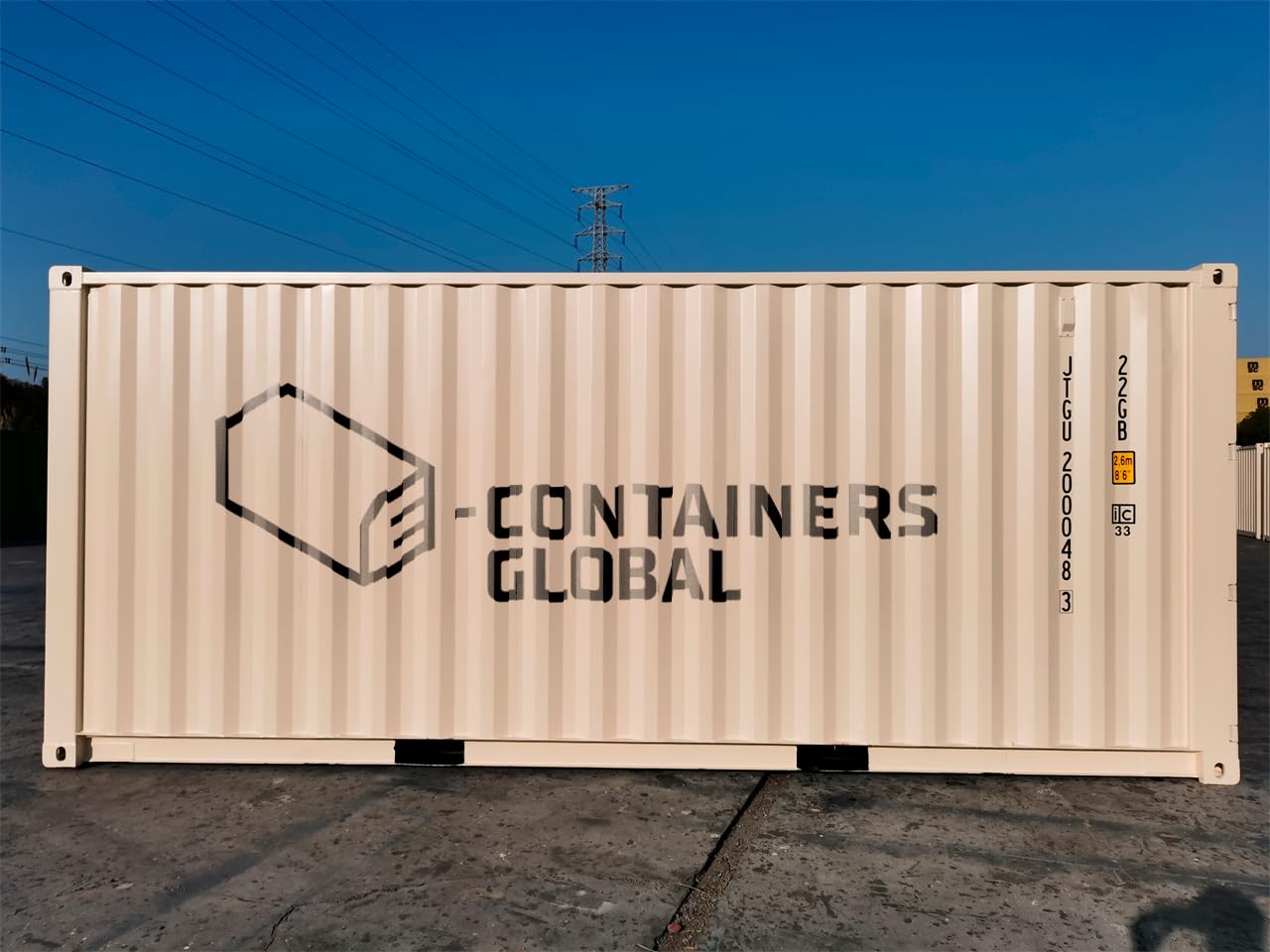 ECONTAINERS Shipping Container 40FT HC New | Steel Storage, Transport and Construction Container (40ft)