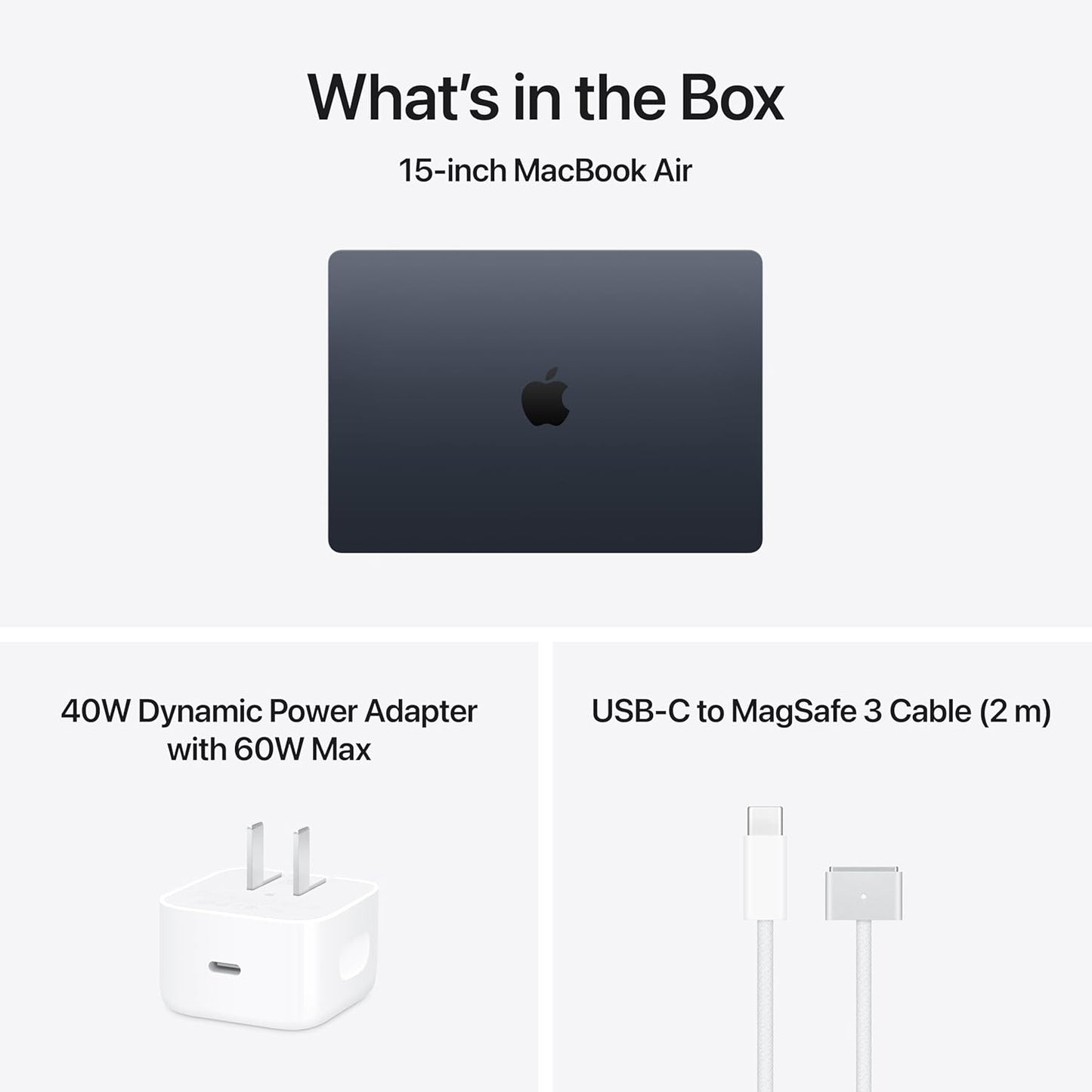 Apple MacBook Air 15-inch Laptop with M5 chip: 15.3-inch Liquid Retina Display, 32GB Unified Memory, 1TB SSD, Midnight