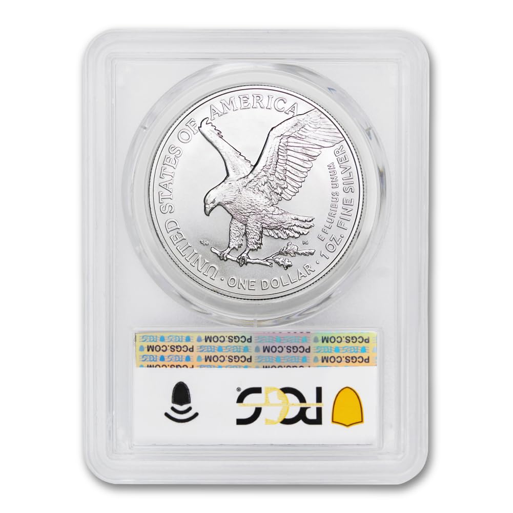 2026 (W) 1 oz American Silver Eagle Coin MS-70 (First Strike - 40th Anniversary - Struck at the West Point Mint) $1 PCGS MS70