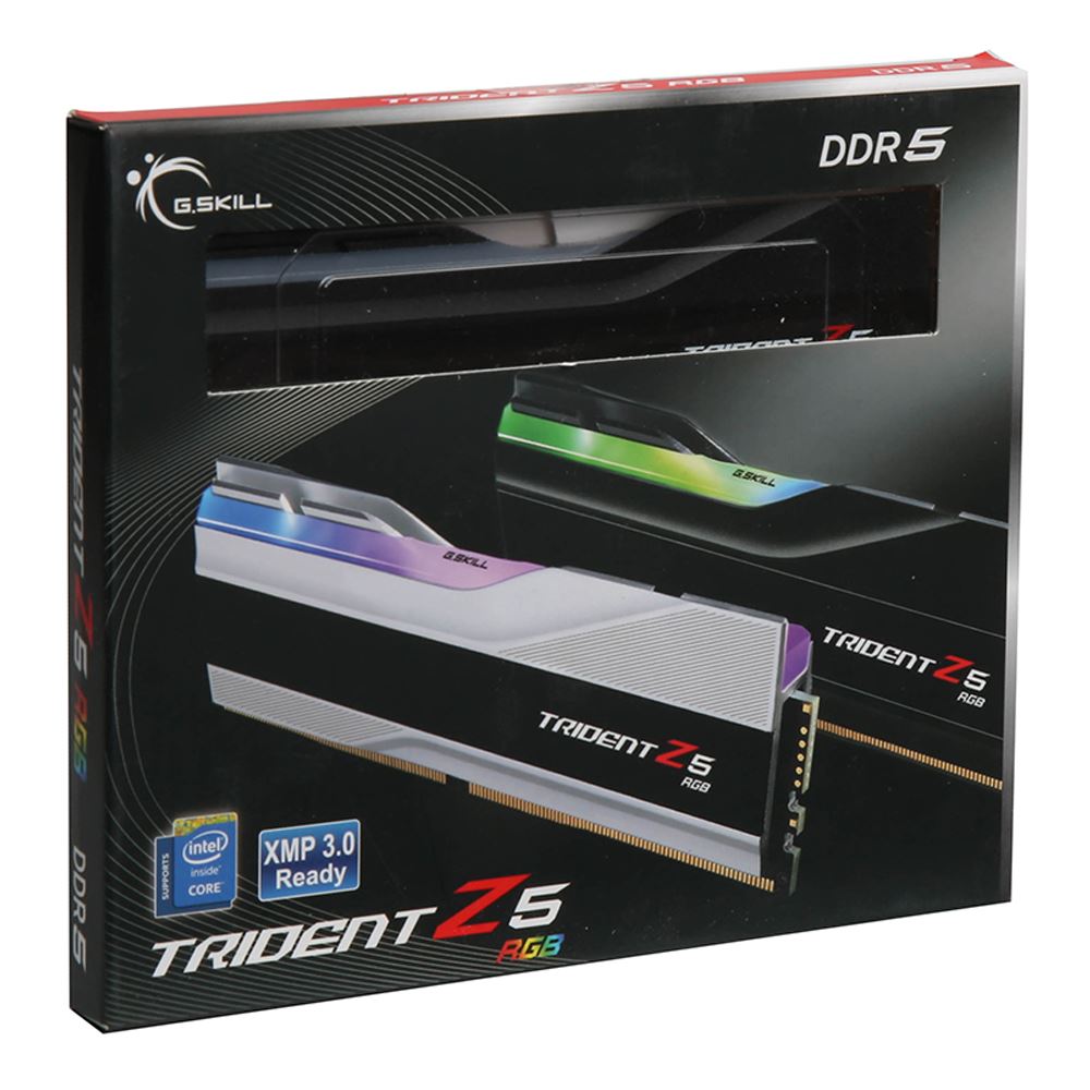G.Skill Trident Z5 RGB 32GB (2x16GB) DDR5-6000 PC5-48000 CL36 Dual Channel Desktop Memory Kit F5-6000J3636F16GX2-TZ5RK