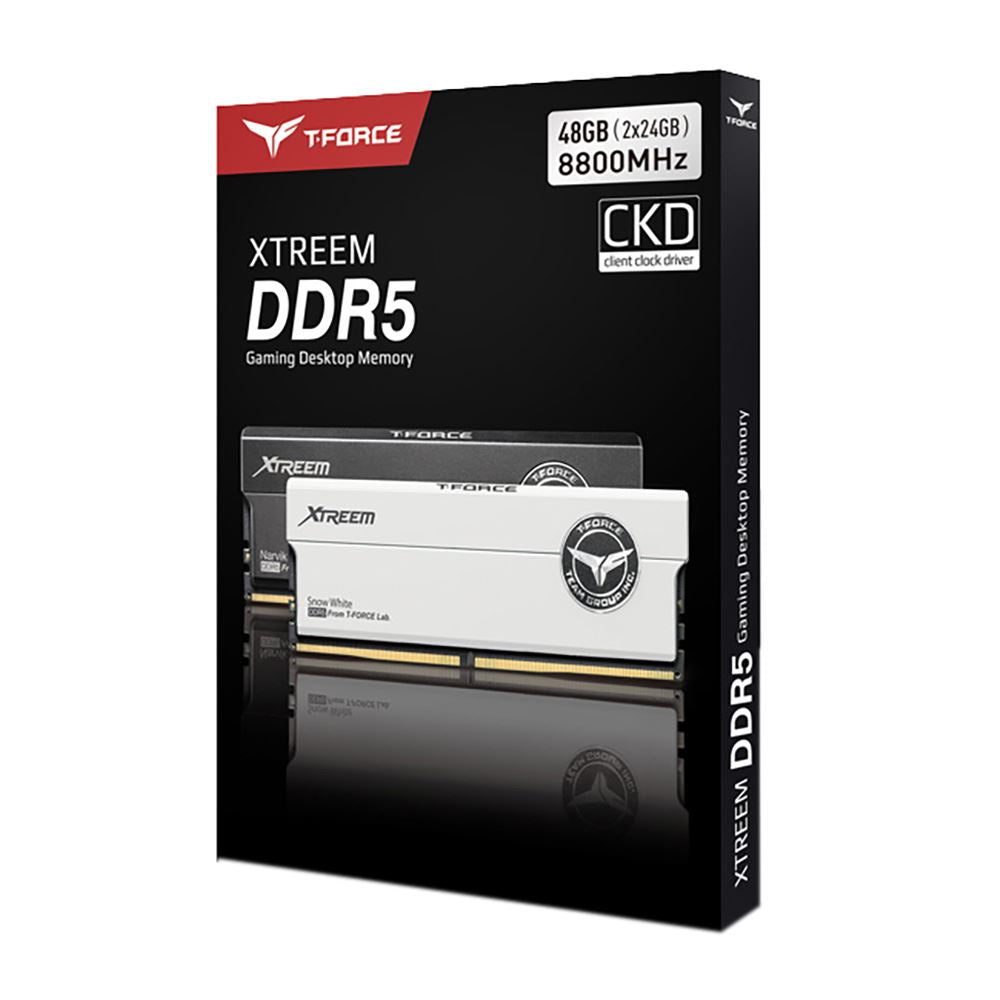 TeamGroup XTREEM CKD 48GB (2x24GB) DDR5-8800 PC5-70400 CL42 Dual Channel Desktop Memory Kit