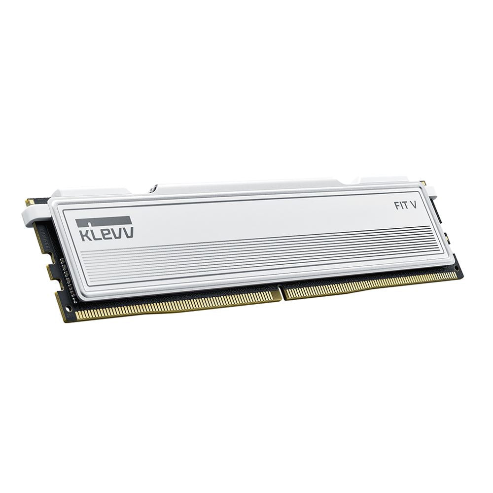 KLEVV FIT V 32GB (2x16GB) DDR5-6000 CL28 Dual Channel Desktop Memory Kit Ceramic White - K5AGU880-60B280F