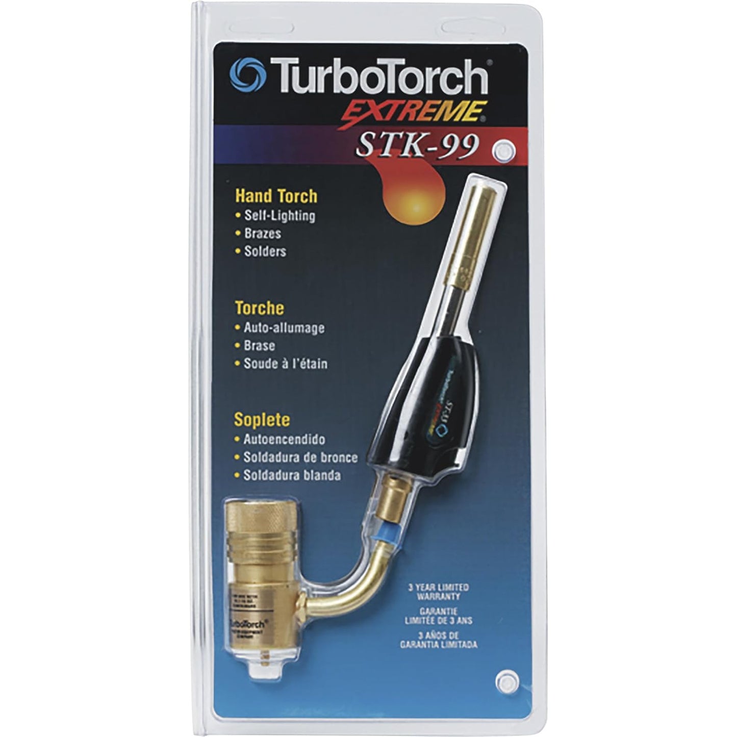 TurboTorch 0386-0851 STK-99 Torch Swirl, MAP-Pro/LP Gas, Self Lighting