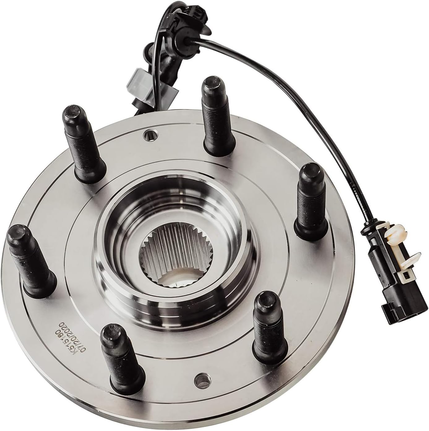 Detroit Axle - 2 Front Wheel Bearing Hub Assembly 4WD for 2014-2018 Chevy Silverado 1500 Sierra 1500, 2015-2020 Suburban Tahoe, GMC Yukon XL, Cadillac Escalade, 17-19 XTS, w/ABS & 6-Lug