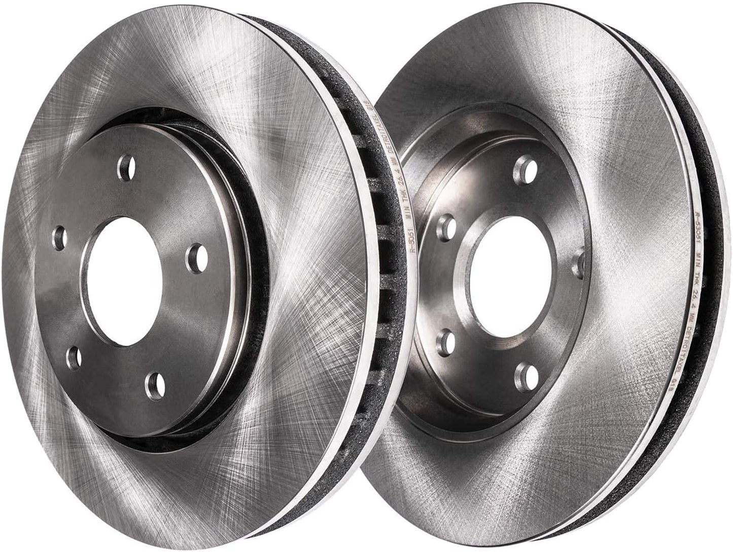 Detroit Axle - Front Brakes Kit for Chevrolet Equinox Impala Malibu Buick Regal LaCrosse Allure GMC Terrain Saab 9-5 Disc Brake Rotors Ceramic Brakes Pads : 12.64'' inch Rotor