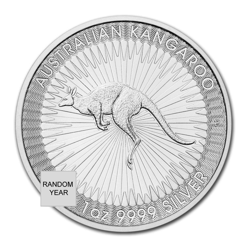 2015 - Present (Random Year) 1 oz Australian Silver Kangaroo Coin Brilliant Uncirculated with Certificate of Authenticity $1 Seller BU