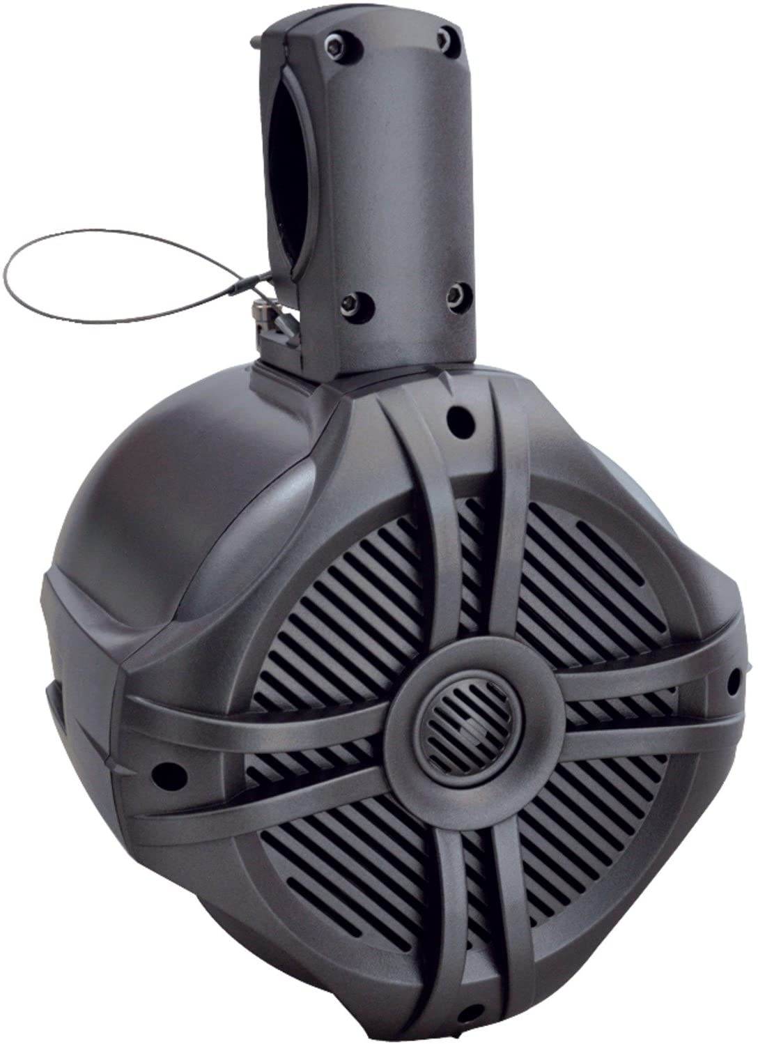 Power Acoustik MWT‐65T Marine-Grade 6.5" 500-Watt Wake Tower Enclosure & Speaker System (Titanium)