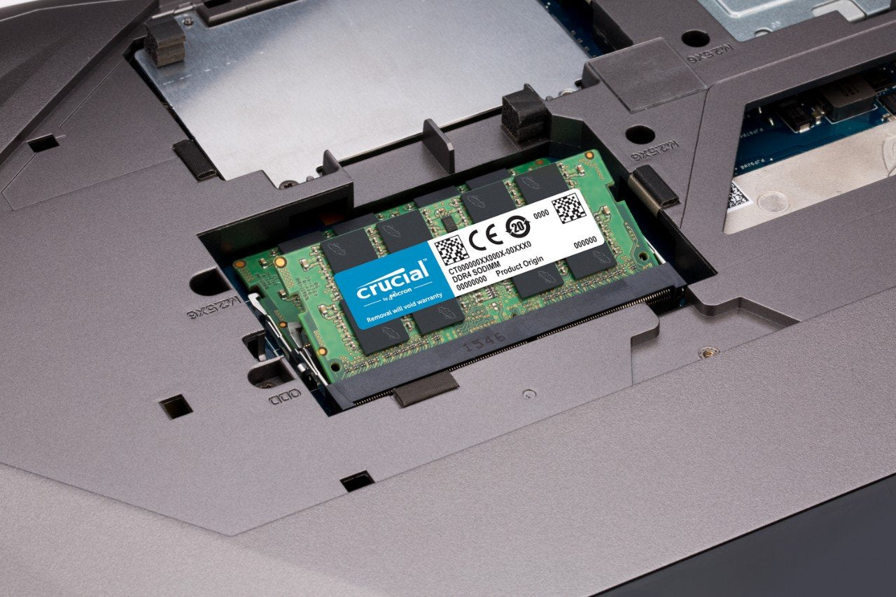 Crucial 16GB kit (8GBx2), 260-pin SODIMM, DDR4 PC4-19200,