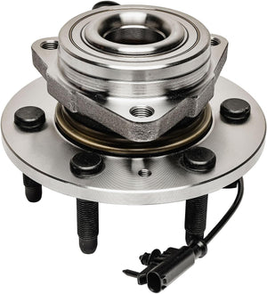 Detroit Axle - 4WD Front Wheel Bearing Hub for 2007-2013 Chevy Silverado 1500 GMC Sierra Yukon XL 1500 Tahoe Avalanche Cadillac Escalade ESV EXT, Wheel Hub Assembly and Bearing Replacement