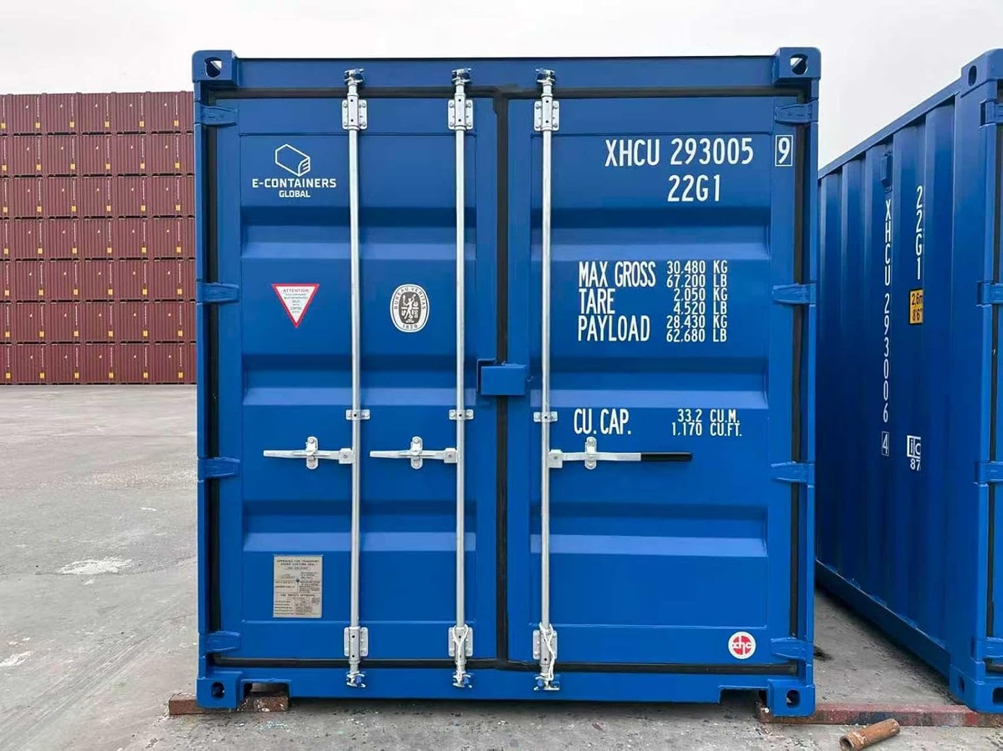 ECONTAINERS New 40HC Dry Shipping Container