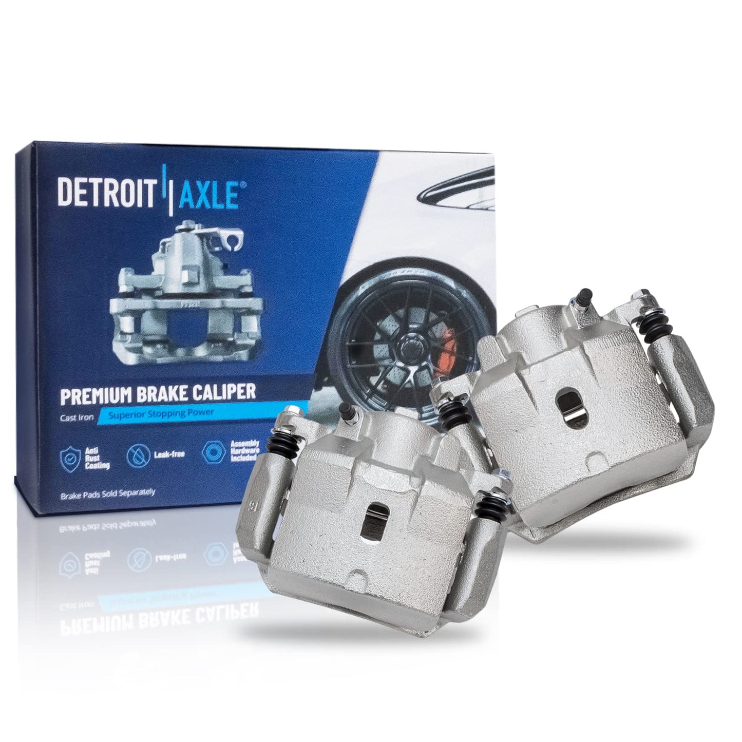 Detroit Axle - Brake Kit for Subaru Impreza Forester Legacy Outback 11.54'' inch Front & 11.26" inch Rear Disc Brake Rotors Ceramic Brake Pads Front and Rear Replacement, Brakes and Rotors