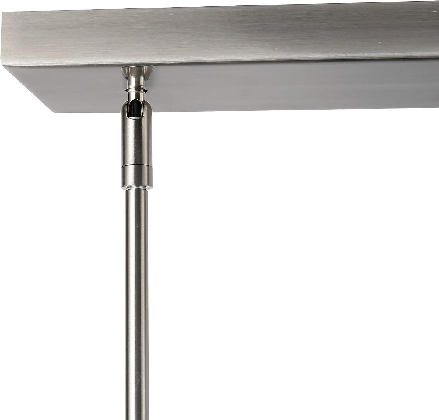 Light Society Modena 3-Light Island Light, Chrome Glass with Satin Nickel Finish, Contemporary Mid Century Modern Style Lighting Fixture
