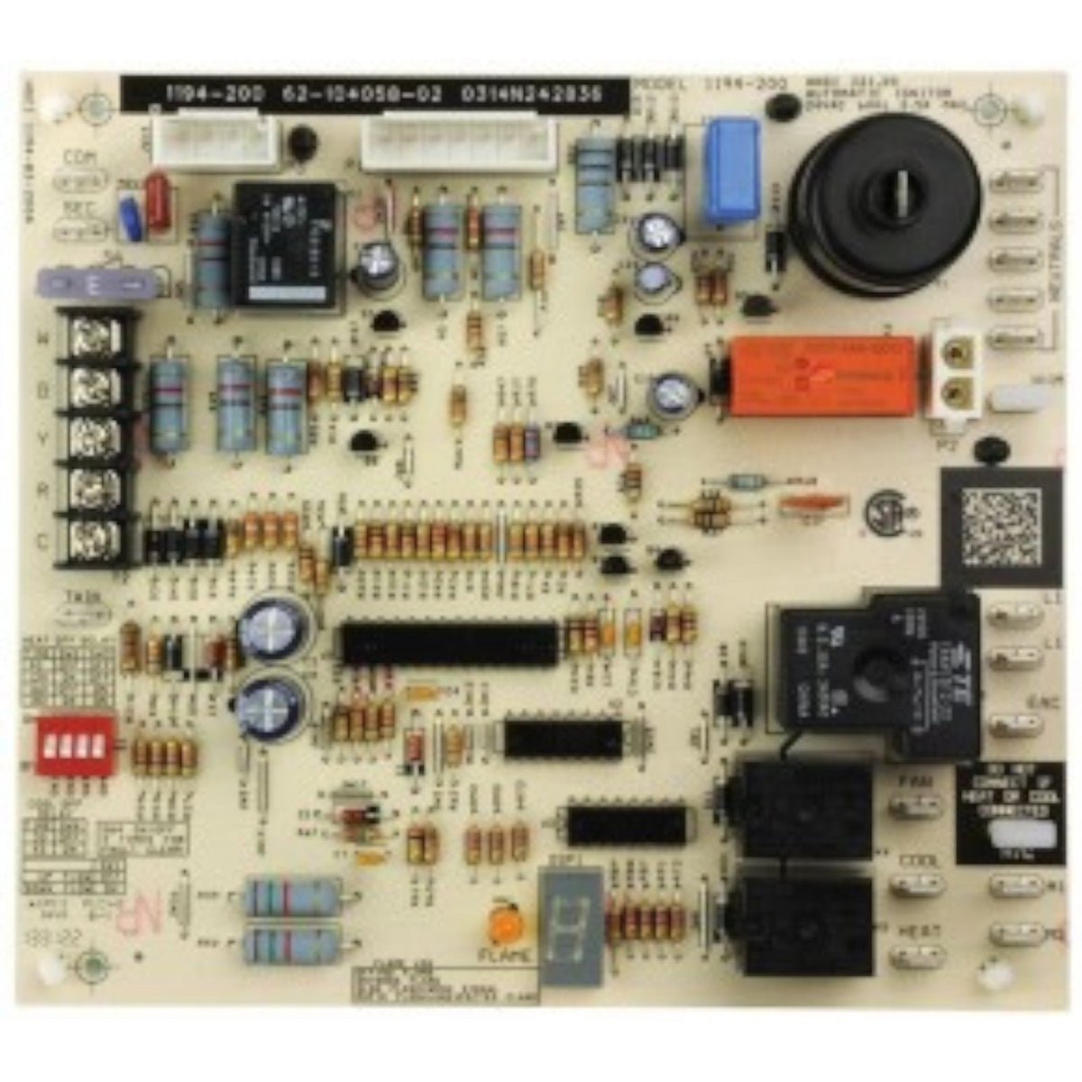 Rheem 62-104058-02 Integrated Furnace Control Board (TESTED)