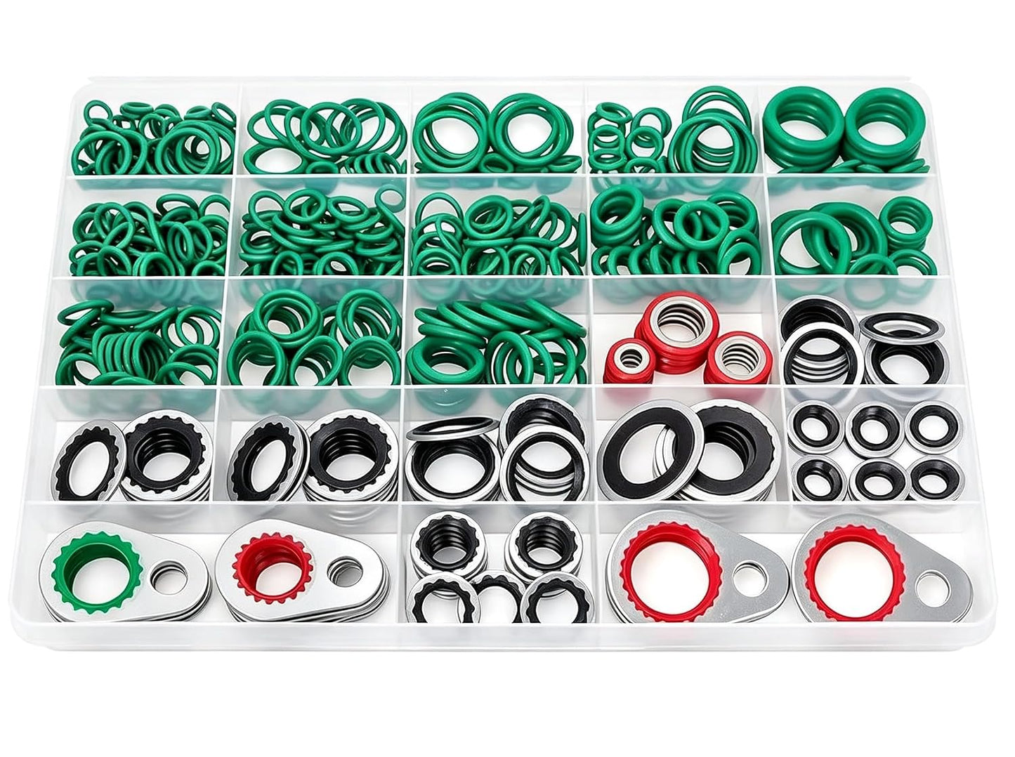 265 Pcs 24 Sizes AC O Ring & Gasket Seal Kit