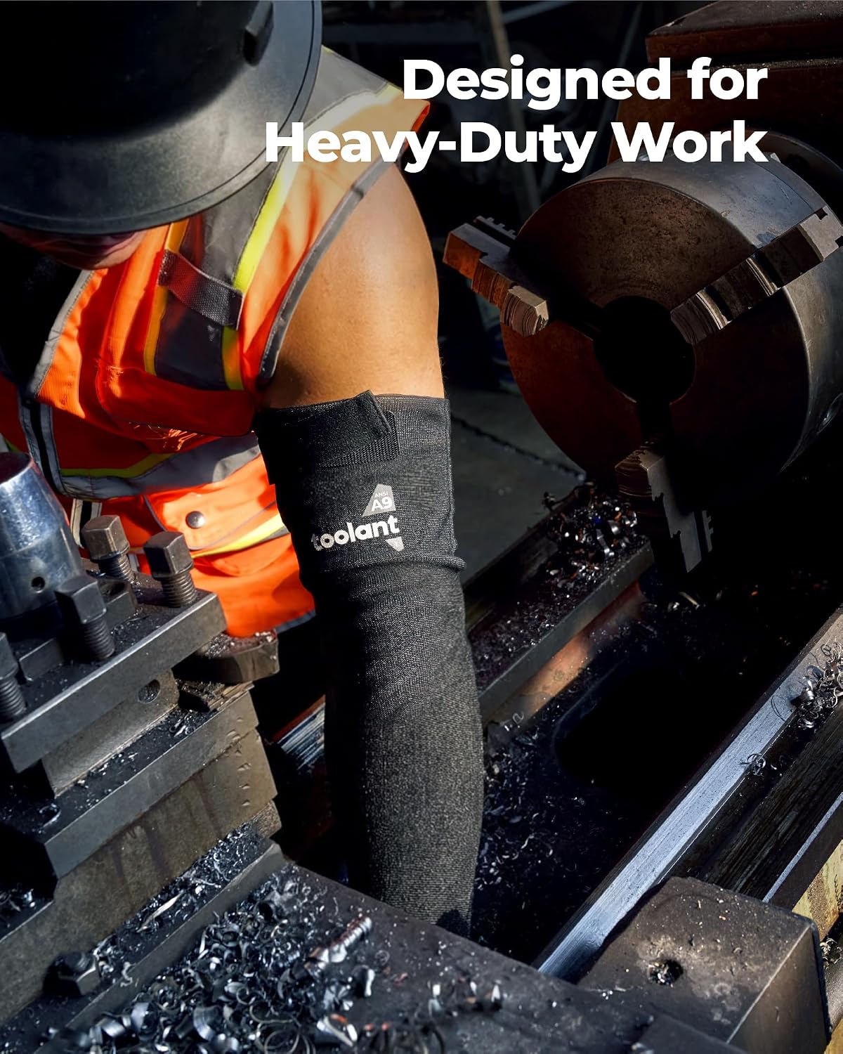 toolant ANSI A9 Cut Resistant Arm Sleeves, Arm Protectors for Thin Skin and Bruising, Arm Guards for High Risk Work